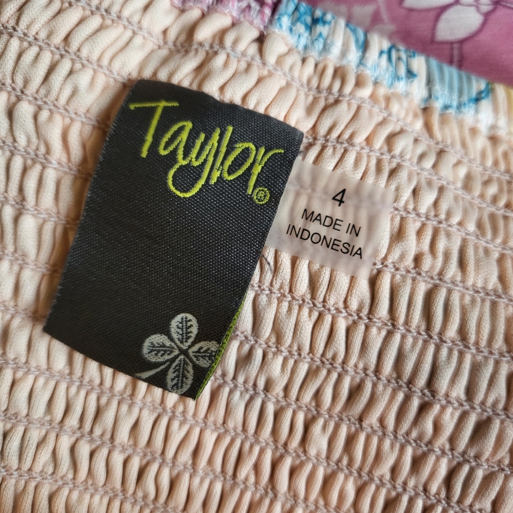 Taylor Floral Patchwork Print Multicolor Maxi Dre… - image 3